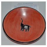 Kisii Kenyan Soapstone Elephant Bowl 6'