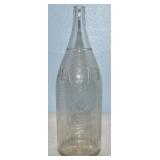 Vtg Mammy's Beverage Co Glass 60oz 14' Bottle