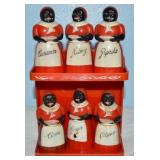 F&F Mold & Die Aunt Jemima Spice Rack + 6