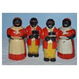 (2) F&F Mold & Die Aunt Jemima & Uncle Mose 5'