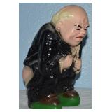 Vtg Chalkware Winston Churchill Caricature Bank