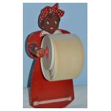 Vintage Painted Wood Aunt Jemima Paper Roll