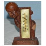 1949 Wood Composite Diaper Dan Thermometer