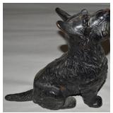 Antique Cast Iron Scottish Terrier Dog Door Stop