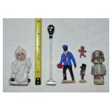 Miniatures Lot w/ Glass Black Americana Shimmikins