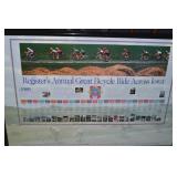 RAGBRAI 1998 Framed Poster Wall Art 37 x 25.5