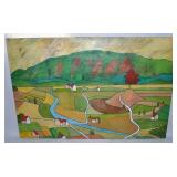 Michael L Brouse Signed Original Oil on Canvas