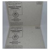 (2) Vintage Run of the Mill Club French Paper Kits