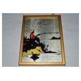 WD Kale & Son Advertising Framed Foil Silhouette