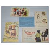 (4) Antique Advertising Cards w/ Black Americana