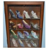 Curio Cabinet Collection of Just the Right Shoe +