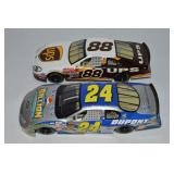 (2) Action 1:24 Diecast NASCAR Cars: Earnhardt Jr