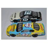 (2) Hot Wheels Diecast 1:24 NASCAR Cars: Newman