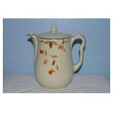 Vtg Hull Jewel Tea Autumn Leaf 9 7/8" Coffee Pot &