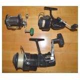 (3) Vintage Fishing Reels: Penn Peerless No 9,
