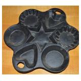 Vtg Emig No 1494 Cast Iron Cornbread/ / Muffin
