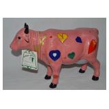 DeGraff La-Moola-Moola Ceramic Cow Bank 13"L