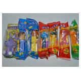 (7) Sealed Pez Dispensers w/ Garfield, Two-Face+