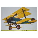 Vtg Sexton USA No 1124 Metal Triplane Wall Art