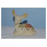 Fenton Art Glass Fawn Deer Sweet Harvest Hand-