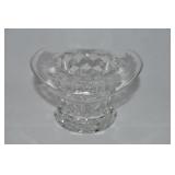 Vtg Fostoria American Glass Top Hat Vase 4.75w