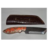 Custom Made Micarta Handle 4" Blade Knife w/