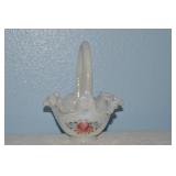Fenton Art Glass Hearts & Flowers Pearl Iridescent