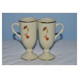 (2) 1998 Hull Jewel Tea Autumn Leaf NALCC Espresso