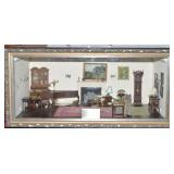 1982 Created Doll House Single Room Diorama w/
