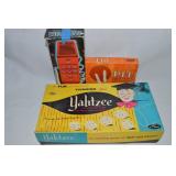 Vintage Games+ Lot w/ Yahtzee, Pit & Merlin Phone