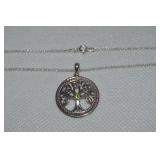 Solvar 925 Sterling Tree of Life Celtic Knot Pendt