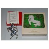Williamsburg SP Kirk Stieff Unicorn + Hallmark