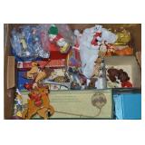 Bankers Box of Christmas Ornaments + Collectables