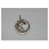 JH Breakell 925 Sterling Perfect Wave Pendant