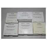 (6) Vtg Grolier/Scholastic Disney Boxed Ornaments