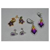 Danbury Mint 925 Sterling (Smallest) Earrings + (2
