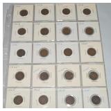 (20) Mixed Date US Indian Head Penny Cent Lot