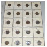 (20) Mixed Date US Indian Head Penny Cent Lot