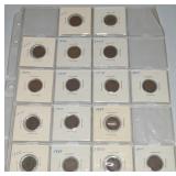 (16) Mixed Date US Indian Head Penny Cent Lot