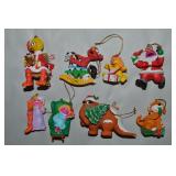(8) Vtg Grolier Sesame Street Character Ornaments