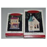 (2) Hallmark Keepsake Nostalgic Houses & Shops