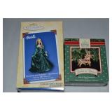 (2) Hallmark Keepsake Ornaments: Barbie 2004 +