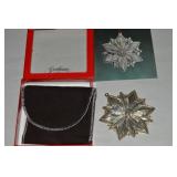 1993 Gorham Sterling Silver Snowflake Ornament