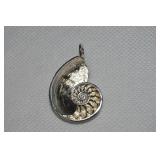 JH Breakell 925 Sterling Nautilus Pendant