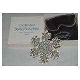 1976 Gorham Sterling Silver Snowflake Ornament