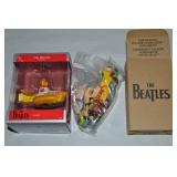 (2) The Beatles Yellow Submarine Ornaments