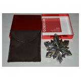 2020 Gorham Sterling Silver Snowflake Ornament