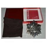 2018 Gorham Sterling Silver Snowflake Ornament