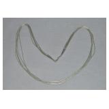 Rising Sun 925 Sterling Liquid Silver 5 Strand