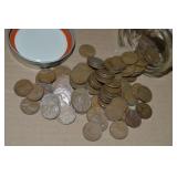 Canning Jar (100) mixed date US Wheaties Pennies